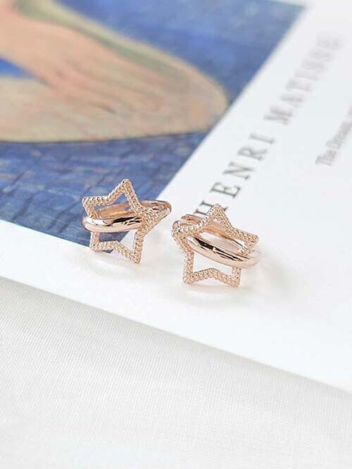 14K 18K 도트별 써클링 귀걸이