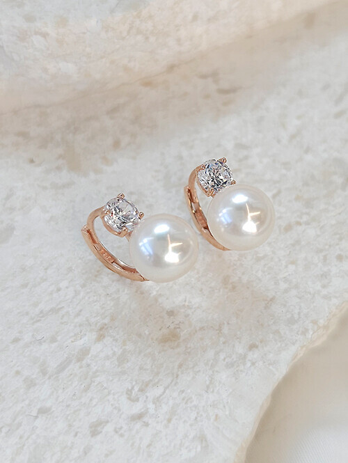 14K 18K 어텀 소프트 담수진주 귀걸이