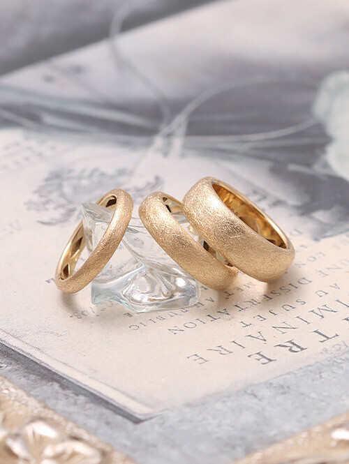 14K 18K 스지할로우 빈티지 엥게이지반지(중 사이즈)