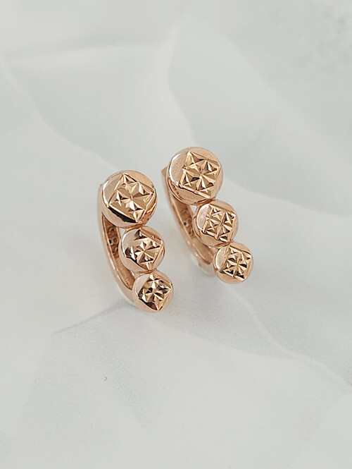 (신상 런칭 챌린지) 14K 18K 델피 써클컷팅 귀걸이