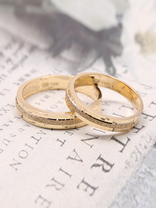 18K 베티 골드컷팅 커플링